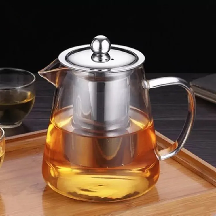 Hot Style Glass Tea Pot With Removable Stainless Steel Infuser and Steeper Tea maker for Blooming teapots, Transparent
Hot Style Glass Tea Pot With Removable Stainless Steel Infuser and Steeper Tea maker for Blooming teapots, Transparent