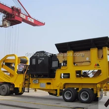 Tire portable crusher used for construction waste