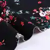 New design cotton nylon spandex blend floral printed rayon fabric for dress