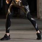 Bulk Leggings Gym Pants Polyester Quick Dry Compression Leggings Jogging Pants Mens