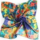 2017 fashion design customized digital printed silk scarf suzhou