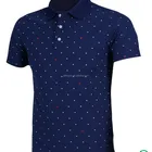 Short T Shirt Factory Price 100% Polyester Dry Fit Short Sleeve Printed Custom Men Golf Polo T Shirt