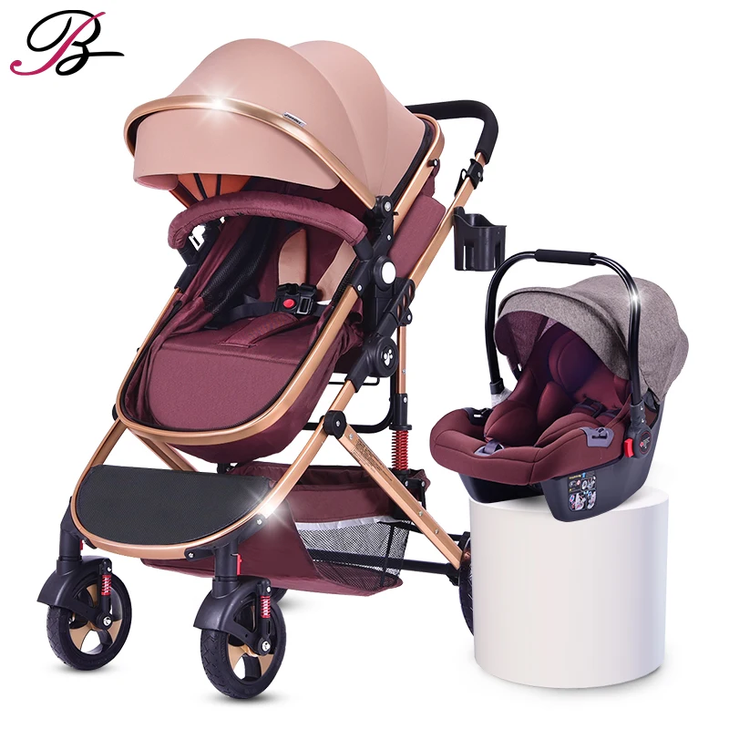 Multifunctional 3 in 1 Baby Stroller Aluminum Frame High Landscape Baby Stroller 4 colors
Multifunctional 3 in 1 Baby Stroller Aluminum Frame High Landscape Baby Stroller 4 colors