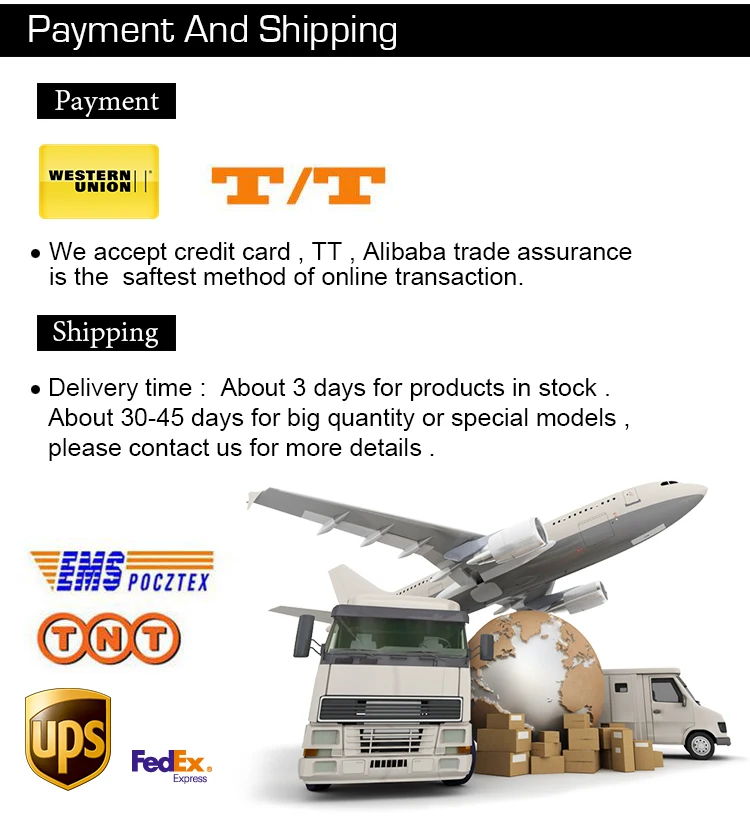 Payment and shipping