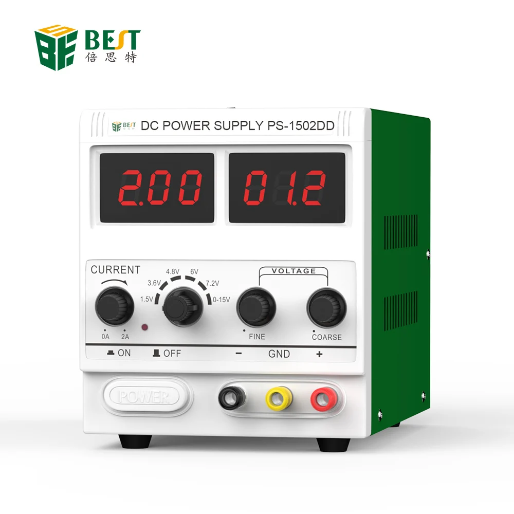 BESTOOL 1502DD Professional Phone Notebook Computer Maintenance Digital Variable Adjustable Switching DC Power Supply
BESTOOL 1502DD Professional Phone Notebook Computer Maintenance Digital Variable Adjustable Switching DC Power Supply