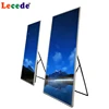 New product about p2.5 poster led display for shipping mall and control by wifi USB and 4G