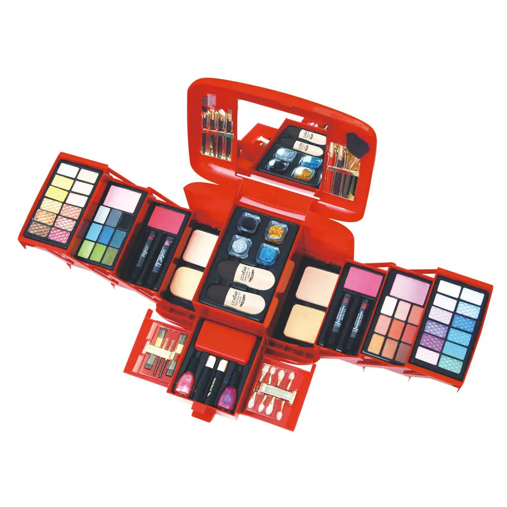 LCHEAR brand high quality cosmetic box hot sale wholesale makeup miss rose makeup kit, Multi-colored
LCHEAR brand high quality cosmetic box hot sale wholesale makeup miss rose makeup kit, Multi-colored