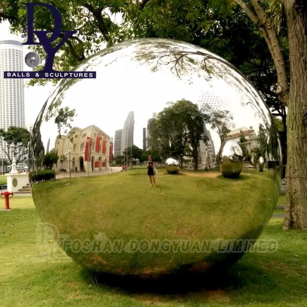 650mm Mirror Decorative Stainless Steel Ball Modern Fountains Garden