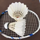 Lingmei Brand #50 Senior Club Match PU Cork And feather Badminton Shuttlecock With PU Cork