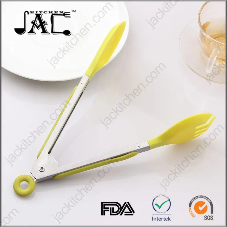 Flexible Stainless Steel Pp Nylon Pasta Tong