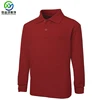 OEM long sleeves UV Protection Golf Shirt pique Men's Big And Tall Knit Polo Jersey