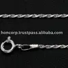 925 Sterling Silver Chain 0.3mm Chinese Rope Cutting Chain