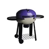 Cute Purple Portable Outdoor Charcoal Wood Pizza Oven with Side Table