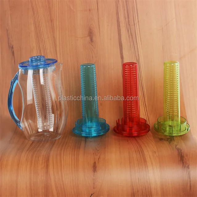 clear plastic jug fruit infuser water bottle pots fruit infusion