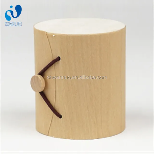 wanuocraft unfinished wood gift boxes birch bark tea box