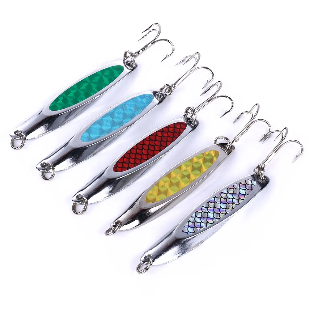 

fishing spoon lures salt water spinner bait lure casting fishing lure, 1 colour available/unpainted/customized