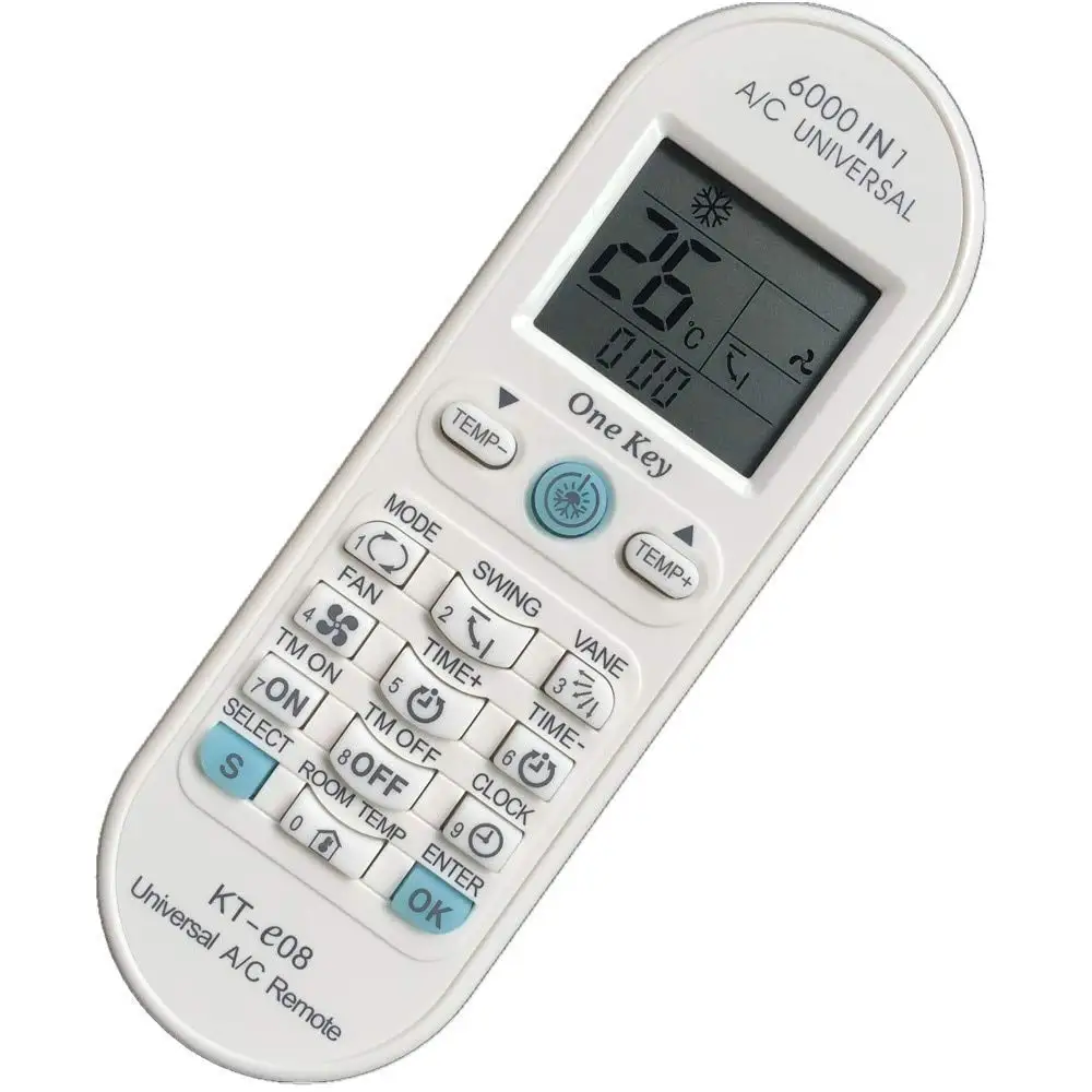 Kte08 6000 Codes In 1 Air Conditioner Universal Remote Control Buy