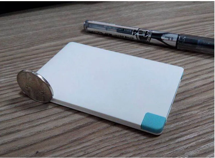 2500mAh Mini Card Power Bank USB Ultrathin Backup Battery for iPhone Charger Powerbank Mobile Power - ANKUX.COM
