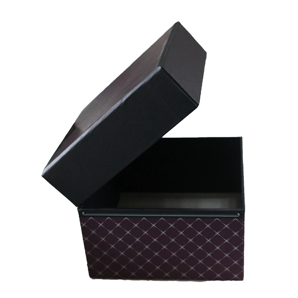 flip top cardboard gift box clamshell packaging with magnetic