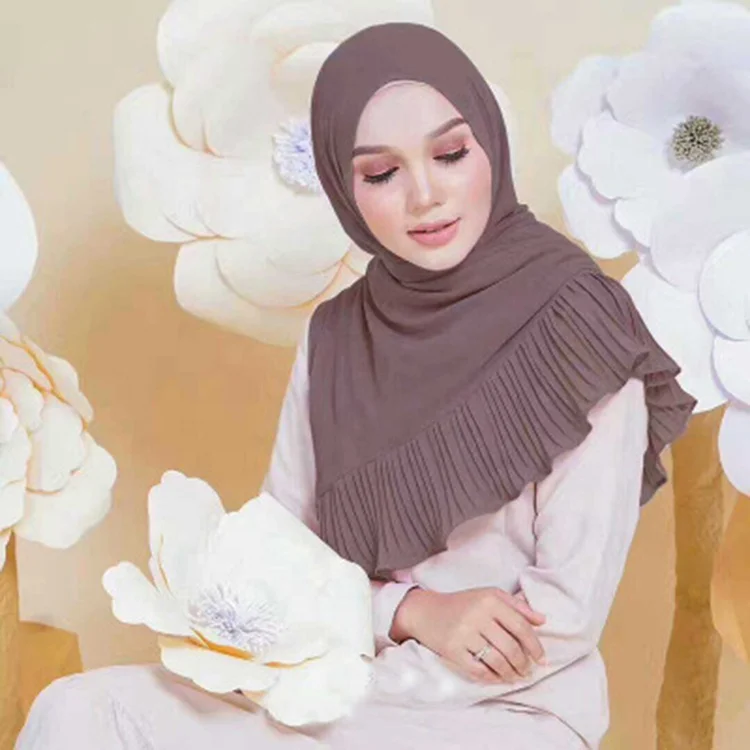 Жемчуг шифон плиссированные национальный ветер для женщин платок оптовая продажа платки siche арабских хиджаб секс