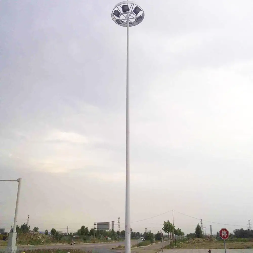 Liang Figure 20m 30m 50m Stadium Steel High Mast Lighting Pole