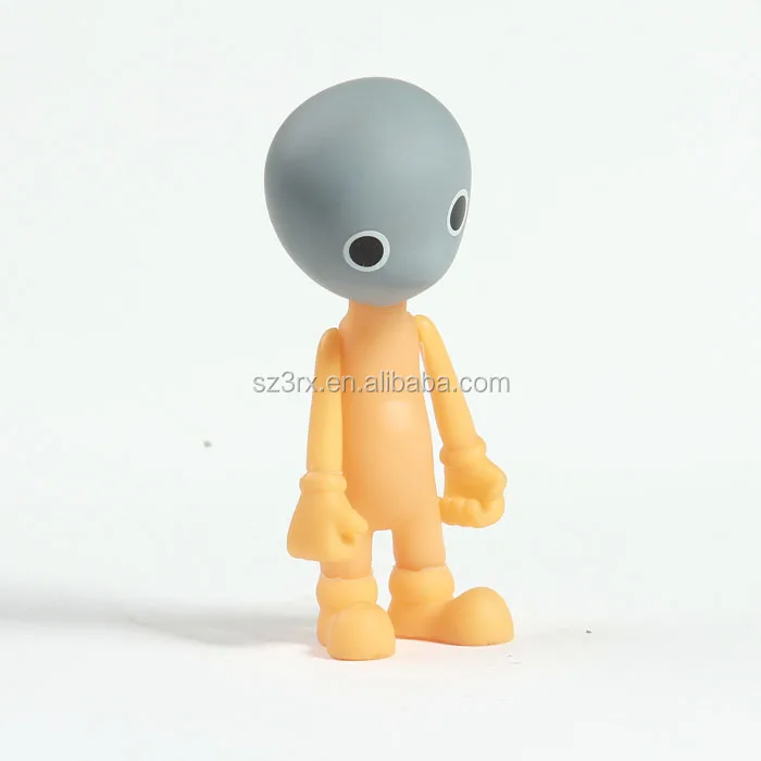plastic vinyl action figures made in China/custom kids Xmas gifts figurines for selling/custom cute alien action figures factory