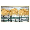 modern art picture of hand made abstract decoration oil painting for hotel wall decor on canvas