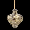 Modern Silver French Crystal Chinese Contemporary Empire Chandelier Lamp