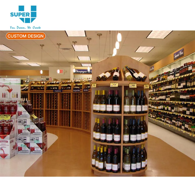 Wholesale Fashion Wine Shop Furniture Companies Liquor Store