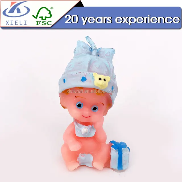 xl427 angel shaped art baby shower gift candle