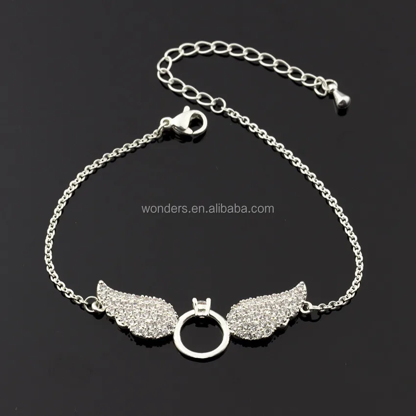 zirconia setting wing ring bridesmaid wholesale bracelets for