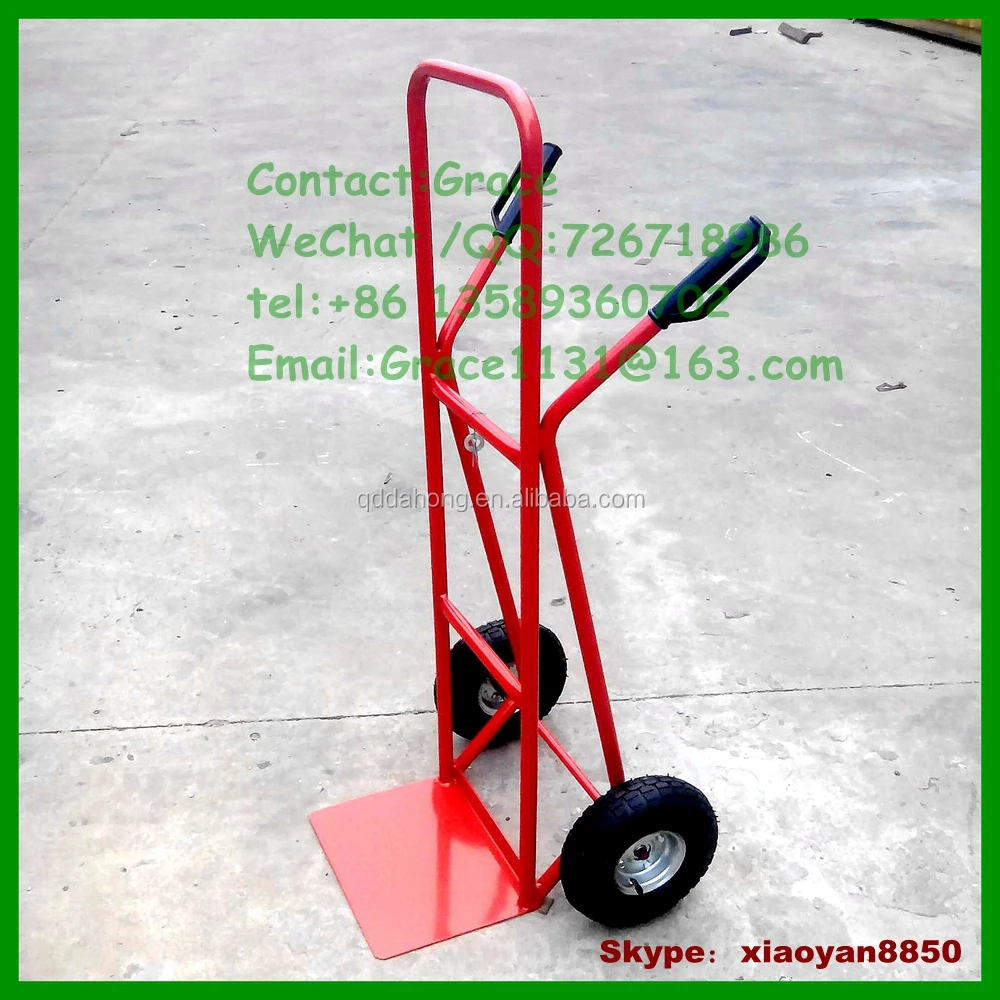 800-pound capacity handtruck with pneumatic wheel