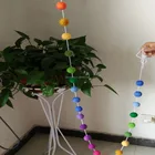 Multi-colors christmas felt ball garland decoration embellishment