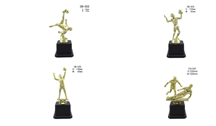 plastic / resin / metal gold  Film festival figure trophy award