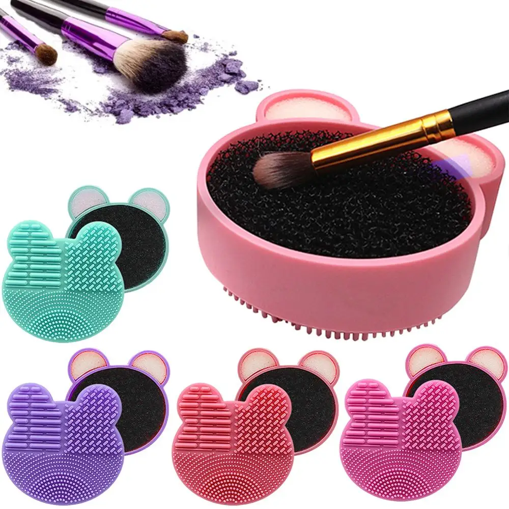 Makeup Brush Cleaner Kit Double Side Design Cosmetic Brush Cleaning Box bear Shape Instantly Dry Color Removal Sponge
Makeup Brush Cleaner Kit Double Side Design Cosmetic Brush Cleaning Box bear Shape Instantly Dry Color Removal Sponge