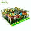 Colorful Roof Covered Inside Play Equipment With Spider Tower