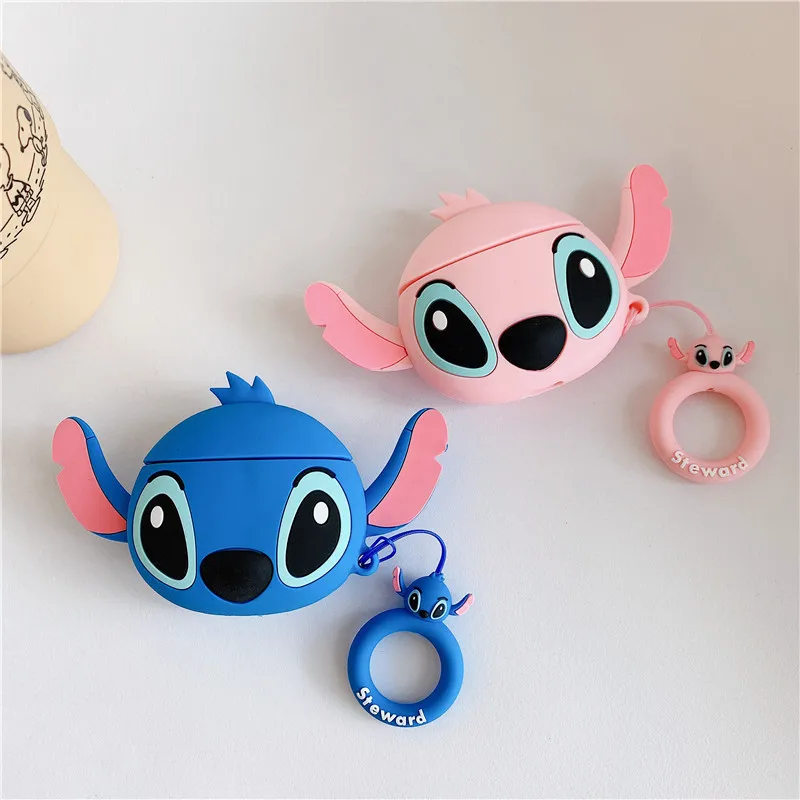 Free Shipping 3D Earphone Case For Airpods 2 Case Silicone Stitch Cat Cartoon Headphones Cover For Apple, Pink
Free Shipping 3D Earphone Case For Airpods 2 Case Silicone Stitch Cat Cartoon Headphones Cover For Apple, Pink