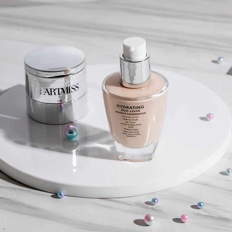 NEW Cosmetics Foundation 2 in 1 cream and liquid foundation makeup liquid foundation, 2 colors
NEW Cosmetics Foundation 2 in 1 cream and liquid foundation makeup liquid foundation, 2 colors