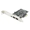 PCIe with 6Pins PCI-E Firewire 400 IEEE 1394 CARD VIA 6307/6308