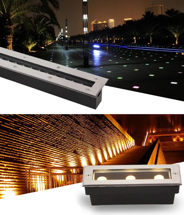 led underground lamp 7w linear inground light