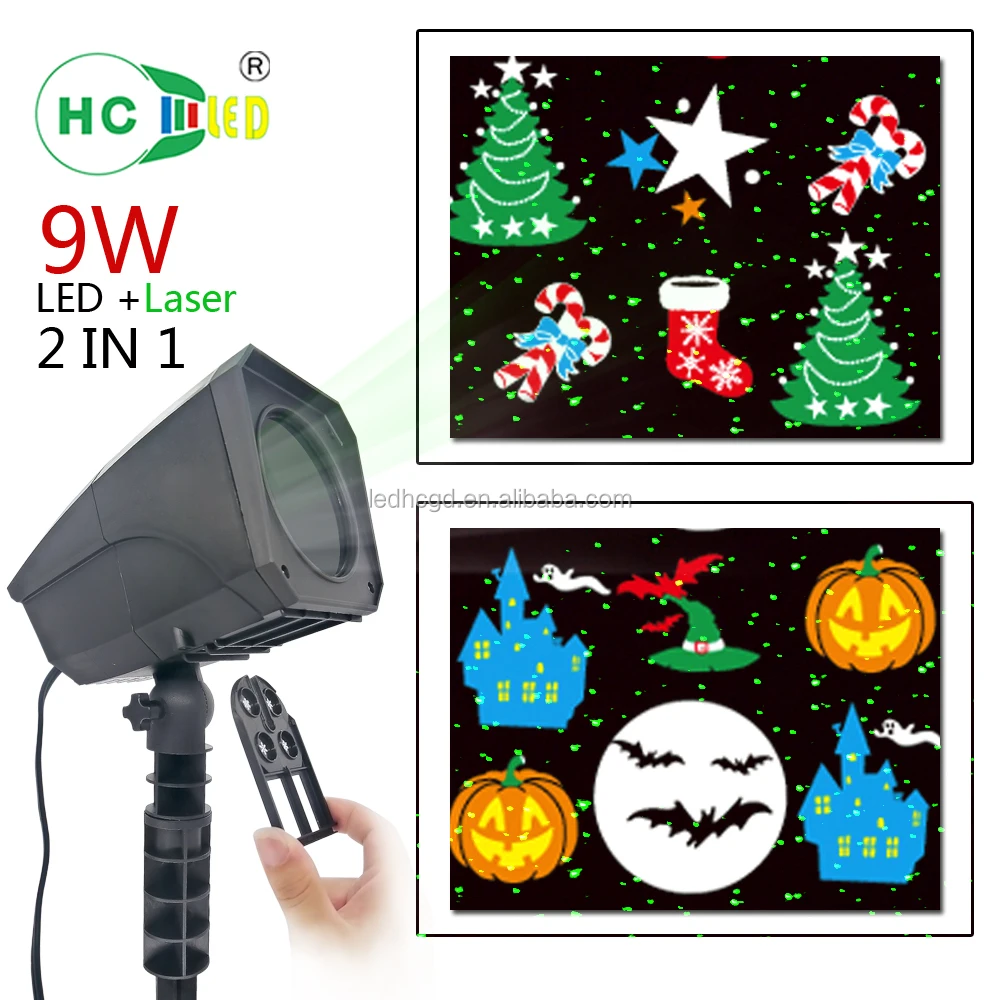 IP65 Outdoor green laser light for Christmas Decorative Christmas Laser Light Projector
