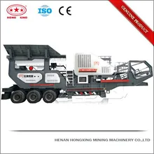 High capacity technical movable stone crusher