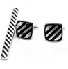 Personalized Gift Set Metal Tie Clip Tie Clip Cufflink With Custom Logo