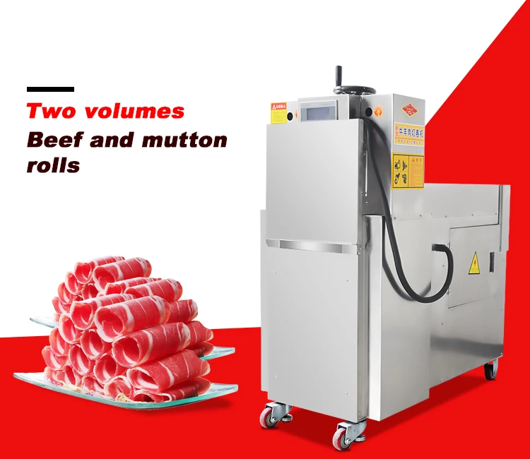 high quality sliced mutton machine/mutton roll slicer machine