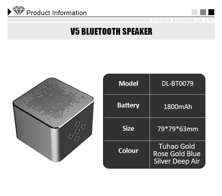 2019 Newest Arrival Metal Wireless Speaker With TF Card Play Mini Portable Speaker - ANKUX.COM