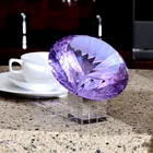 Crystal Showpiece Glass Paperweights Manufacturers MH-ZS108 Glass Diamond Crystal Paperweight For Wedding Showpiece