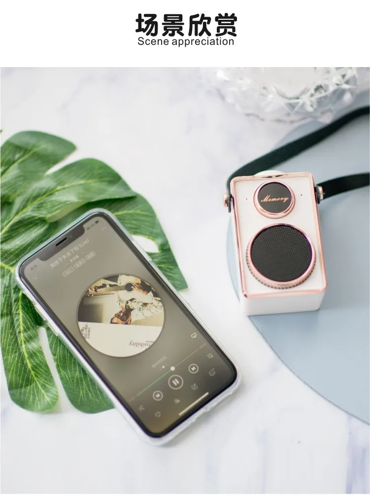 Wireless Wholesale Factory Price portable mini BT Retro camera styling Usb speaker - ANKUX Tech Co., Ltd