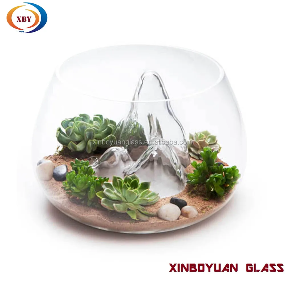 Blumentöpfe klar glas terrarium pflanzer für wohnkultur