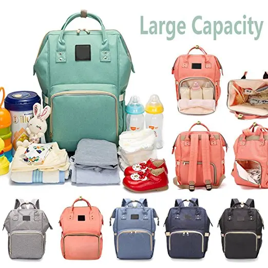 Mommy Bag Backpack Diaper with Insulated Feeding-bottle Pocket Mommy Travel Bag diaper Backpack, 9different colors
Mommy Bag Backpack Diaper with Insulated Feeding-bottle Pocket Mommy Travel Bag diaper Backpack, 9different colors