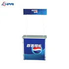 Portable Supermarket pvc display promotion table / counter